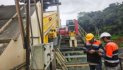 EXCT اور انڈونیشین ایجنٹ کنڈکٹ فالو کریں-اپ وزٹ ٹو کواری پروجیکٹ